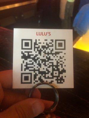 Maybe you can scan this QR code to see the menu.