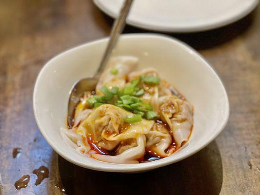 Pork Wontons in Chili Oil'