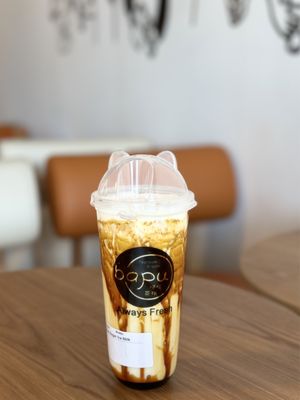 Brown sugar ice milk tea