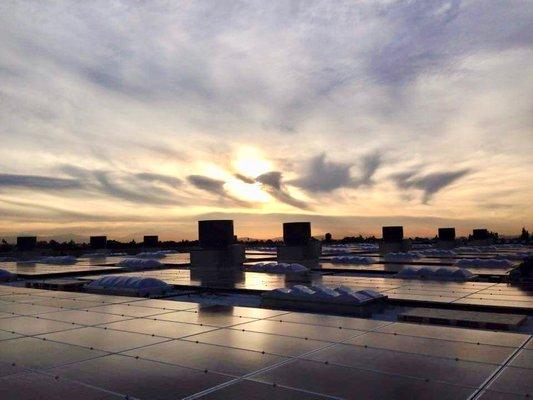 Sunrise over Pomona Valley Transfer Station