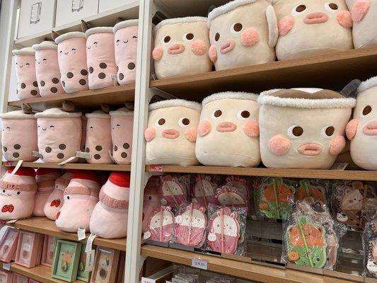 more plushies and cute merch