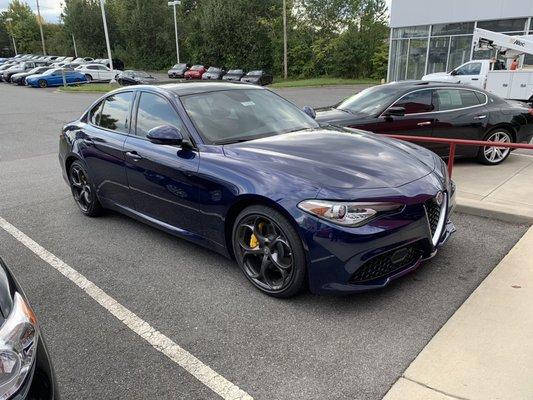 Love our new Alfa Romeo Guilia bought this week from Douglas Neems at Stateline Alfa Romeo. Call them if you are ready for your dream car!