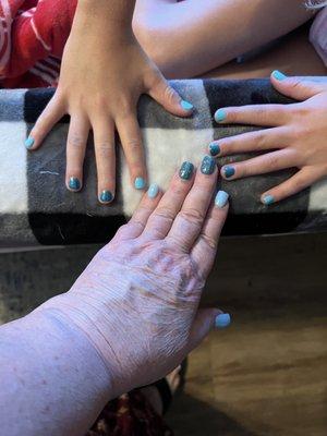 I think children's nails are hard to do-they do a great job here!