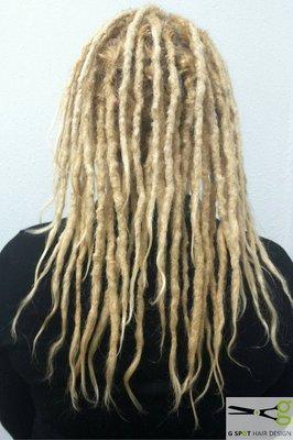 Natural Dreadlocks maintained by  G Spot Hair Design