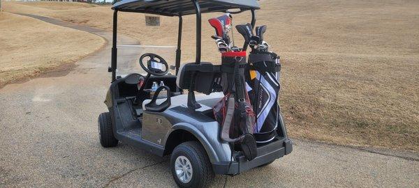 Brand new golf carts for 2023!! They are nice and faster than the old ones!