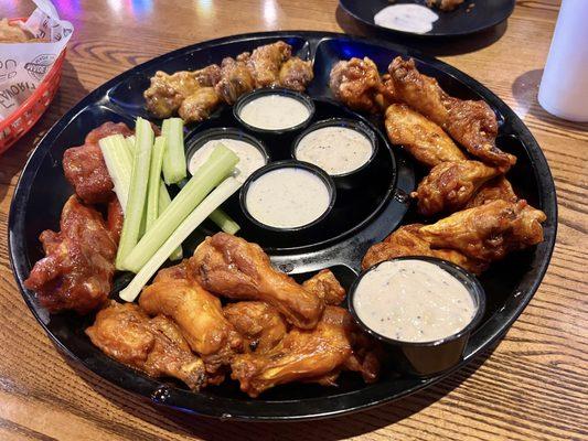 25 Wings Sampler