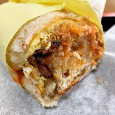 And if you want to talk for hours, Just go ahead now  Sausage & Bacon Burrito from #PKBurgers