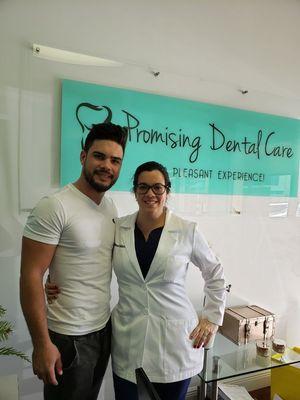 Happy patient, happy dentist!