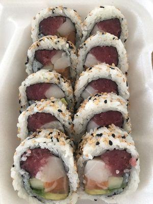 Close up of Sasaya Roll-