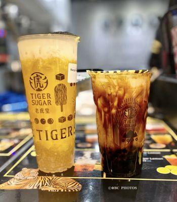 Tiger Mango Sago along with Tiger Sugar Signature.