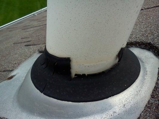 New rain guards should be installed every 10 years. This is the number one cause of roof leaks!