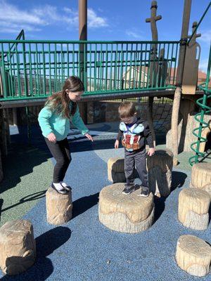 Mahaney park -playground. The little ones love it!