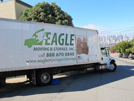 Eagle truck With the View of the most amazing city !