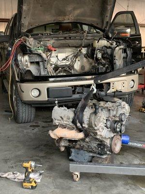 FORD F-150 KING RANCH ENGINE REPLACEMENT