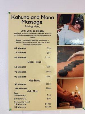 Kahuna & Mana Massage