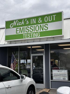 Nick's In & Out Emissions