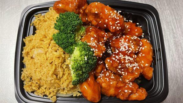 Sesame chicken combo