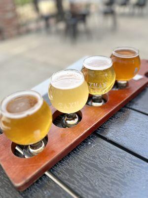 Beer flight.