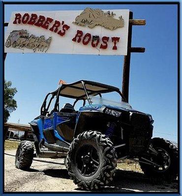 Polaris and the Robbers Roost main sign.