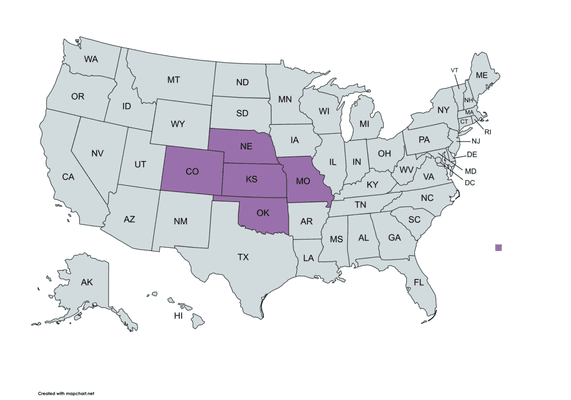 Cascade health services services NE, OK, CO, KS, and MO