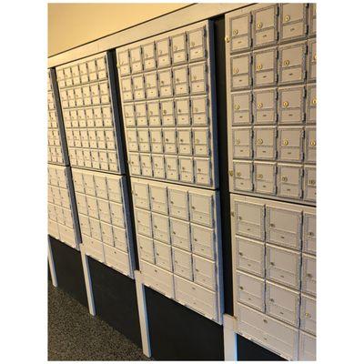 Mailbox rentals starting at $20/month with prepay specials.