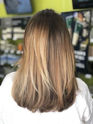 Sun kissed balayage