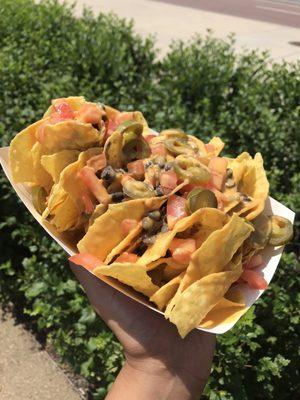 nachos with black beans