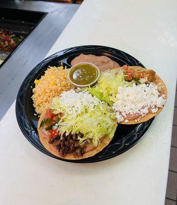 Tostada plate