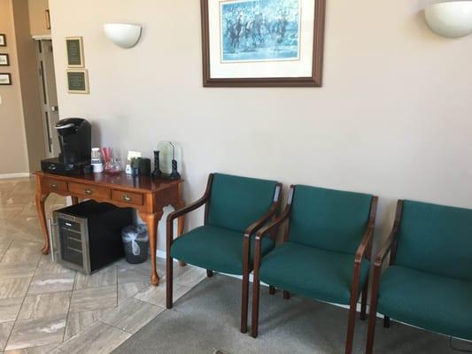 Our waiting room at Associate Implant & Family Dentistry