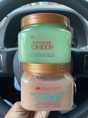 Tree Hut Scrubs (Holiday Cheer and Frosted Sugar Cookie) $8.69 each