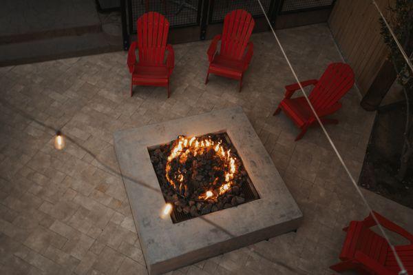 Roast some marshmallows at the firepit! Available for private parties