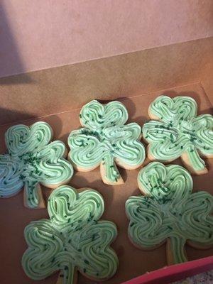 St. Patrick's Day sugar cookies!