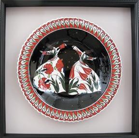 Decorative plate from Turkey.