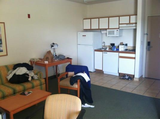 You have Your own kitchen area =) room 344