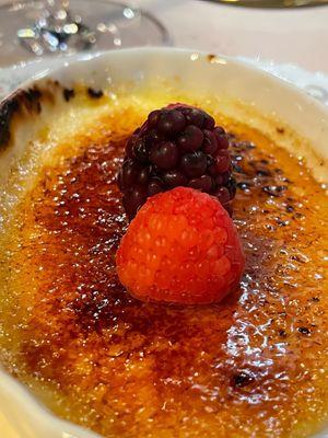 Creme Brulee was DELICIOUS