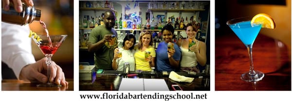 Florida Bartending School JAX FL - www.floridabartendingschool.net