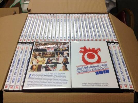 Very satisfied with our short-run DVD duplication! (Single layer DVD 5 + 2-disc amaray case + full color wrap and insert)