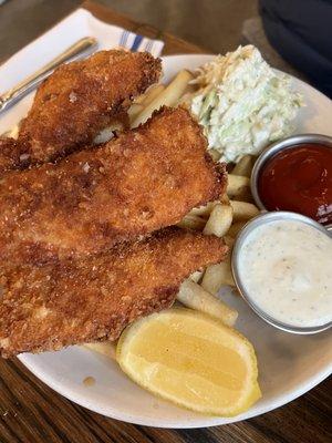 Fish and chips (delicious)