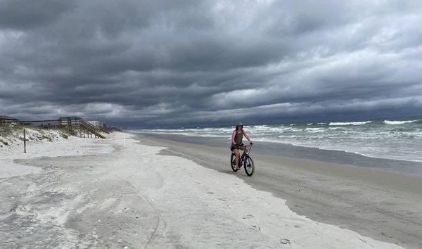 Beach cruising!