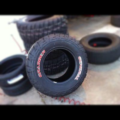 we do alot of larger tires sizes ie 33x12.50x17 , and up and more