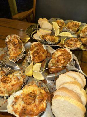 Diablo Baked Oysters !