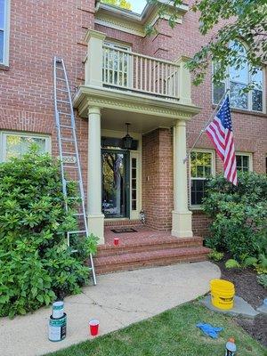 Portico repair in Vienna VA