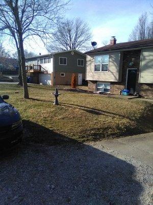 Holiday shores property. Cleanup all leaves and sticks,blow leaves etc, remove tree limbs in backyard