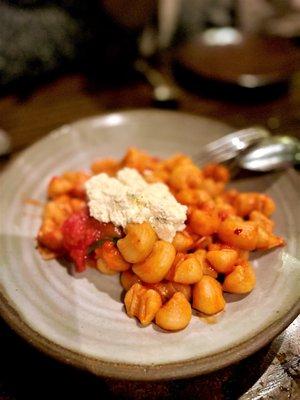 Maccheroncelli - Crushed tomato, chili, basil, house made ricotta