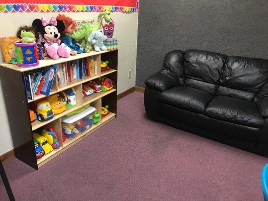 A picture of one of our visitation rooms