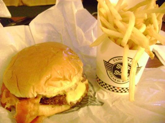 Steak n Shake - Bacon n Cheese Double w/ Fries