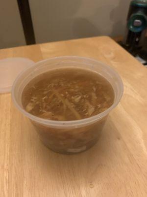 Hot & Sour Soup. Medium sized