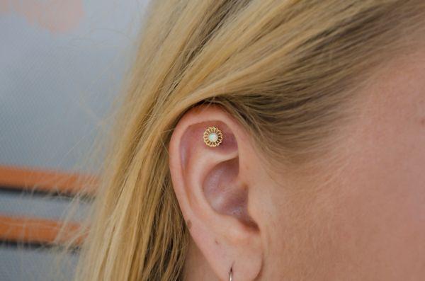 Faux Rook piecing by Victor