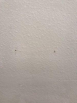 Holes in wall