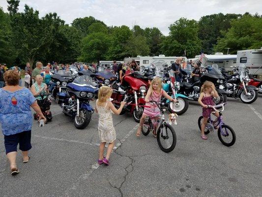 Blessing of the bikes.